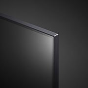 LG QNED MiniLED 86 55-инчов 4K смарт телевизор от 2023 година, изглед на рамката в близък план, 55QNED863RE, thumbnail 5