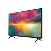 LG QNED 43 75-инчов 4K смарт телевизор от 2023 година, изглед отстрани под ъгъл 30 градуса със запълващо изображение, 43QNED753RA, thumbnail 3