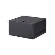 LG Първият в света True Wireless 77-инчов телевизор LG OLED evo AI M3 с 4K 120Hz видео и аудио трансфер , Ляв изглед отстрани, под лек ъгъл на Zero Connect Box, OLED77M39LA, thumbnail 7