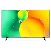 LG NanoCell 43'' NANO75 4K TV, изглед отпред с изображение, 43NANO753QC, thumbnail 2