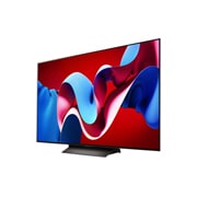 LG OLED evo AI C4 55-инчов 4K смарт телевизор 2024, Ляв страничен изглед на телевизор OLED evo на LG, OLED C4, OLED55C41LA, thumbnail 3