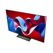 LG OLED evo AI C4 55-инчов 4K смарт телевизор 2024, Изглед под ъгъл отгоре на телевизор OLED evo на LG, OLED C4, OLED55C41LA, thumbnail 7