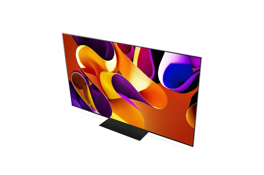 LG OLED evo AI G4 55-инчов 4K смарт телевизор 2024, Изглед под ъгъл отгоре на LG OLED evo TV, OLED G4, OLED55G43LS, thumbnail 5