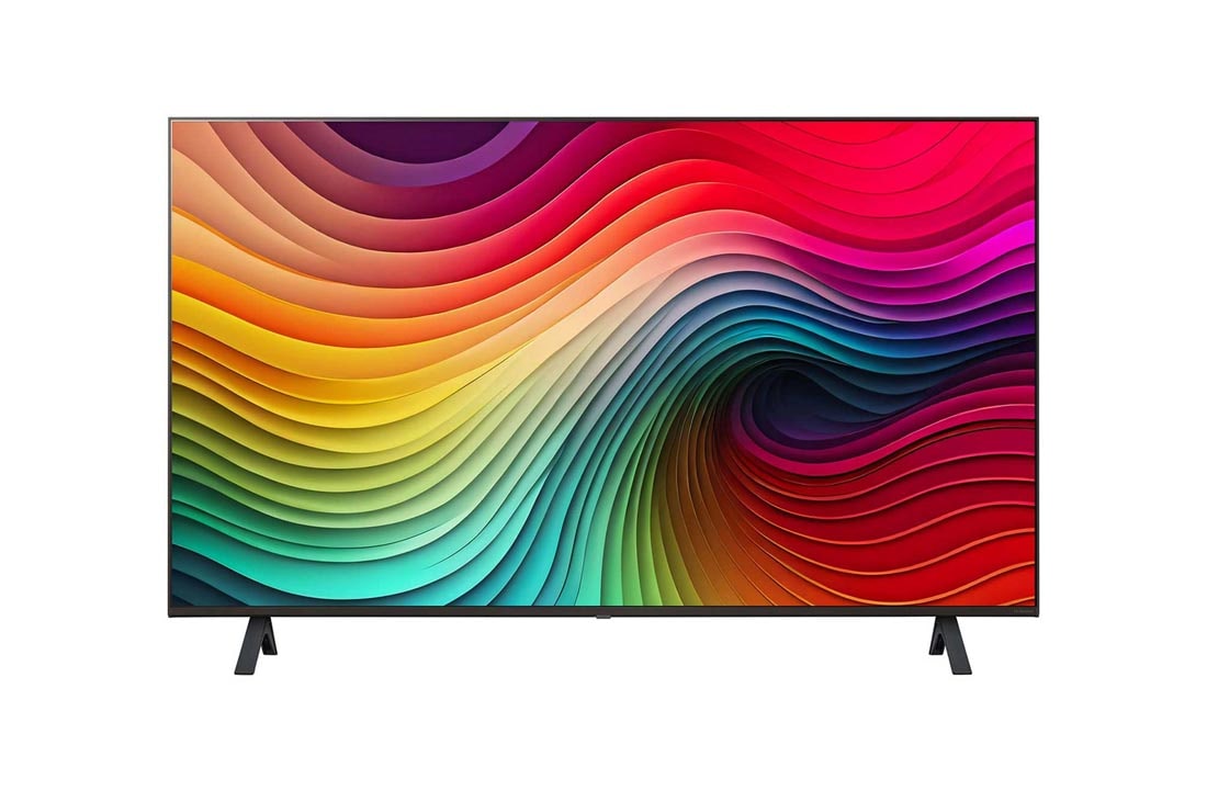 LG 43 инчов LG NanoCell AI NANO82 4K смарт TV 2024, Изглед отпред на LG NanoCell TV, NANO82, 43NANO82T3B, thumbnail 2