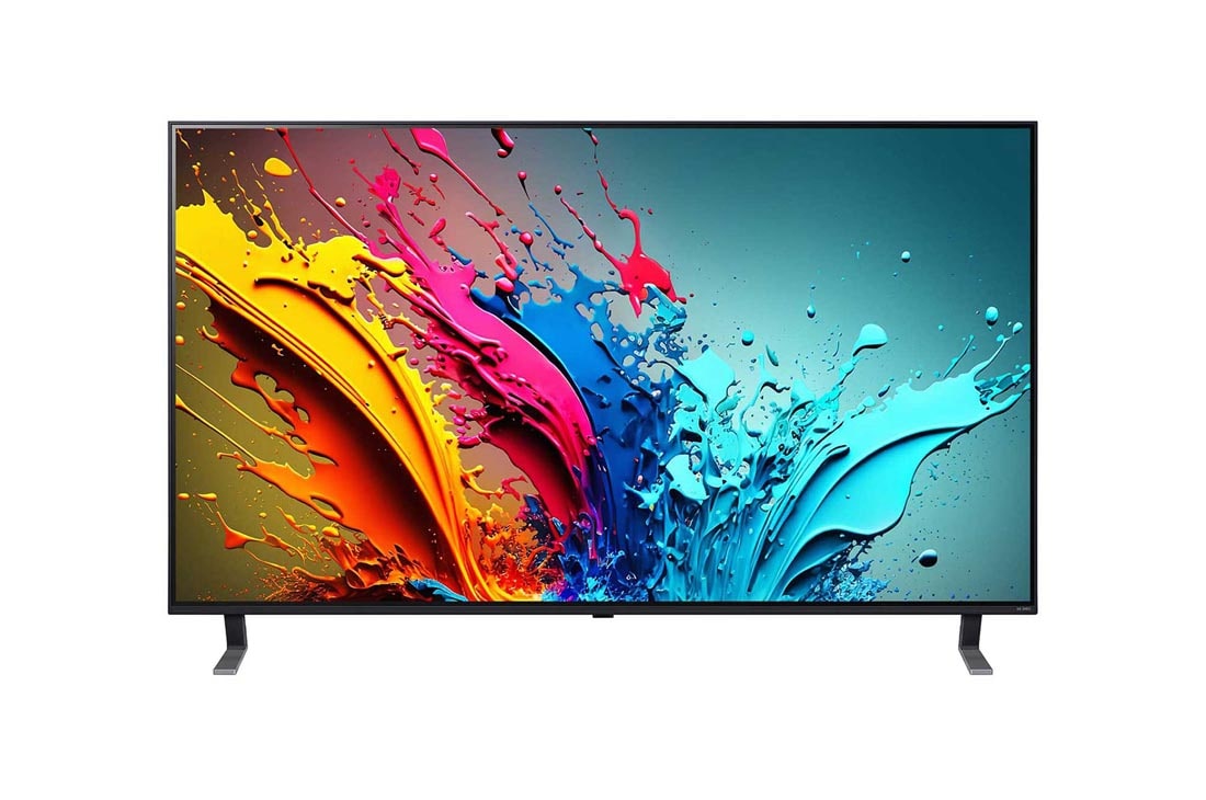 LG 55-инчов LG QNED AI QNED85 4K Smart TV 2024, LG QNED TV, QNED85 elölnézete, 55QNED85T3C, thumbnail 2