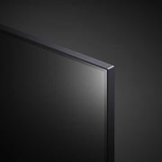 LG 86-инчов LG QNED AI QNED91 4K Smart TV 2024, Близък план на горния ръб на LG QNED TV, QNED91, 86QNED91T3A, thumbnail 10