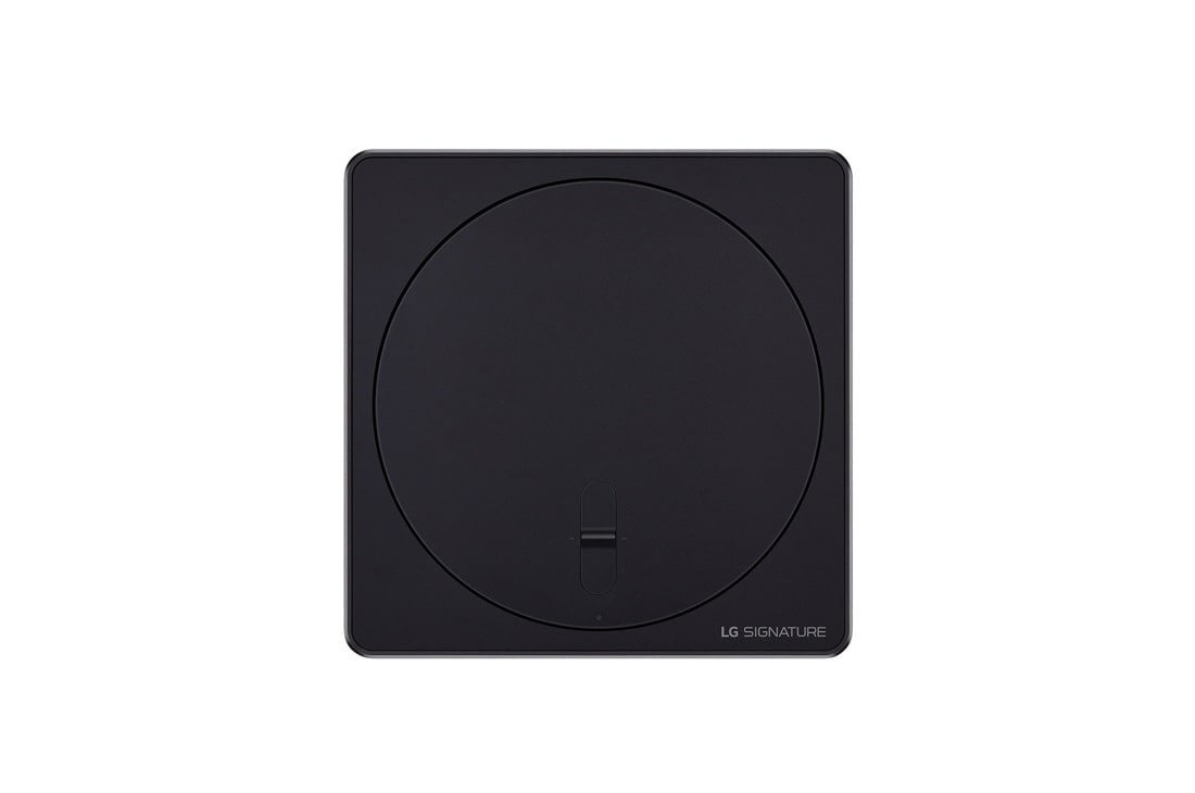 LG Първият в света True Wireless 83-инчов телевизор LG OLED evo AI M4 с 4K 144Hz видео и аудио трансфер , Zero Connect Box пред LG OLED evo M4 и червен Wi-Fi сигнал и червен лъч, който се излъчва към телевизора. Телевизорът показва балерина, която танцува соло на сцената., OLED83M49LA, thumbnail 12