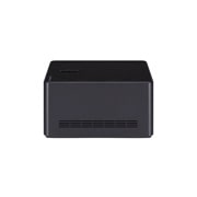 LG Първият в света True Wireless 83-инчов телевизор LG OLED evo AI M4 с 4K 144Hz видео и аудио трансфер , Изображение в близък план на Zero Connect Box, на което се вижда логото на LG OLED на ръба, OLED83M49LA, thumbnail 11