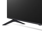 LG  LG UHD UR75 75-инчов 4K смарт телевизор от 2023 г., изглед на стойката в близък план, 75UR75003LK, thumbnail 5