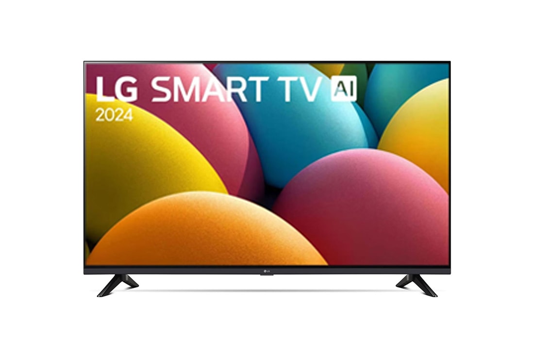 LG 43-инчов LG HD LR60 Smart TV AI 2024, Front view with infill image , 43LR60006LA