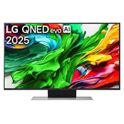 LG 43 инчов LG QNED evo AI QNED87 4K Smart TV 2025, Prikaz sa prednje strane 43QNED87A3D LG QNED evo TV-a, sa logotipom LG QNED evo Al u gornjem središnjem delu., 43QNED87A3D, thumbnail 1