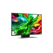 LG 43 инчов LG QNED evo AI QNED87 4K Smart TV 2025, Blago iskošen prikaz LG QNED evo TV-a okrenutog nadesno, 43QNED87A3D, thumbnail 2