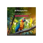 LG 50 инчов LG QNED evo AI QNED87 4K Smart TV 2025, Папагал на клон на дърво в ярък цвят. В заглавието се разказва за това как LG Al Picture Pro е направила впечатляващи визуални подобрения на резолюцията, яркостта, дълбочината и яснотата на сцената., 50QNED87A3D, thumbnail 6