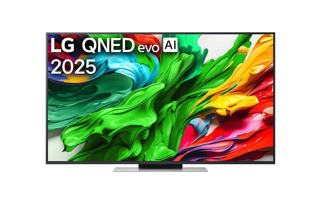 LG 55-инчов LG QNED evo AI QNED87 4K Smart TV 2025, front, 55QNED87A3B