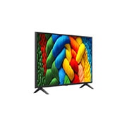 LG 43 инчов LG NanoCell AI NANO80 4K Smart TV 2025, Леко наклонен страничен изглед отдясно на LG NanoCell TV., 43NANO80A3B, thumbnail 2