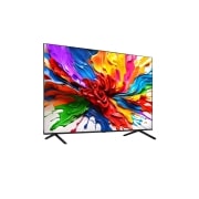 LG 75-инчов LG QNED evo AI QNED92 4K Smart TV 2025, Леко наклонен страничен изглед отдясно на LG QNED evo TV., 75QNED92A6A, thumbnail 2