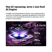LG 65-инчов LG OLED evo AI G6 4K Smart TV 2026, OLED65G61LW, thumbnail 8