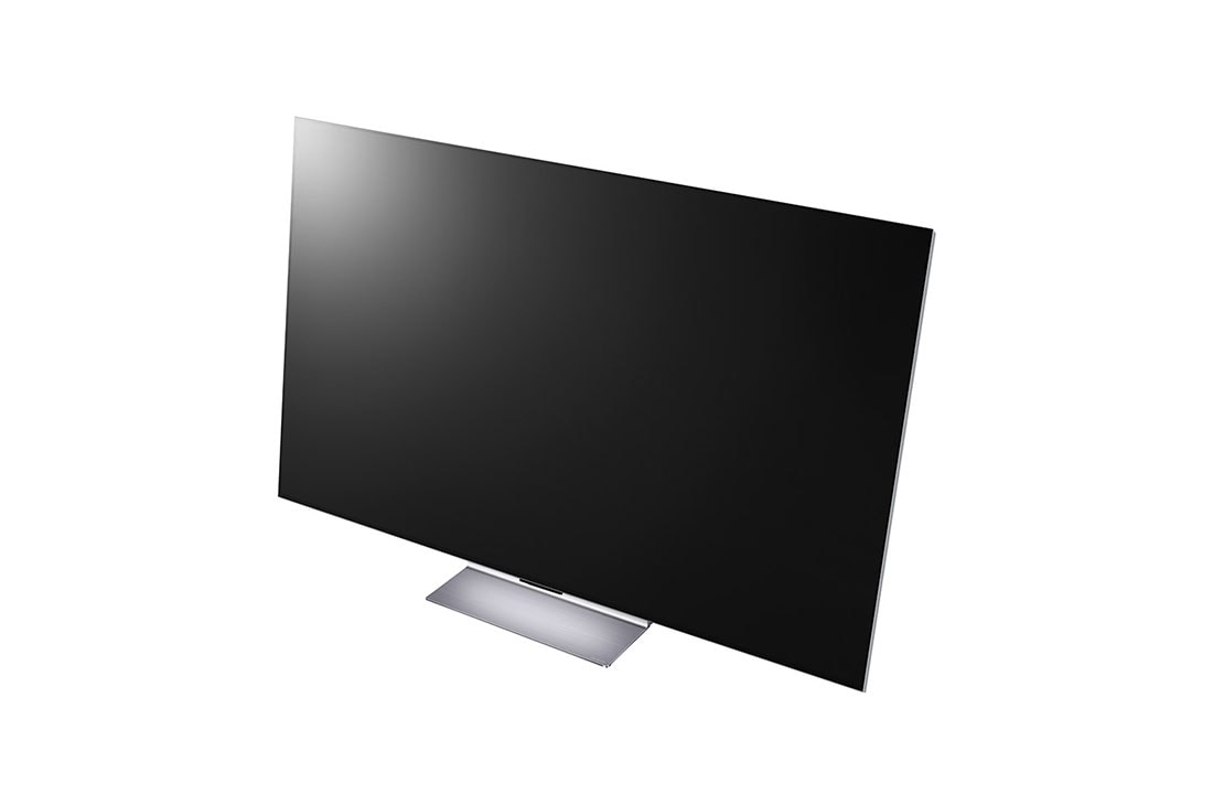 LG Въртяща се стойка, Въртяща се стойка с монтиран телевизор, гледан отгоре под ъгъл наляво.Въртяща се стойка с монтиран телевизор, гледан отпред., SQ-G2ST55, thumbnail 2