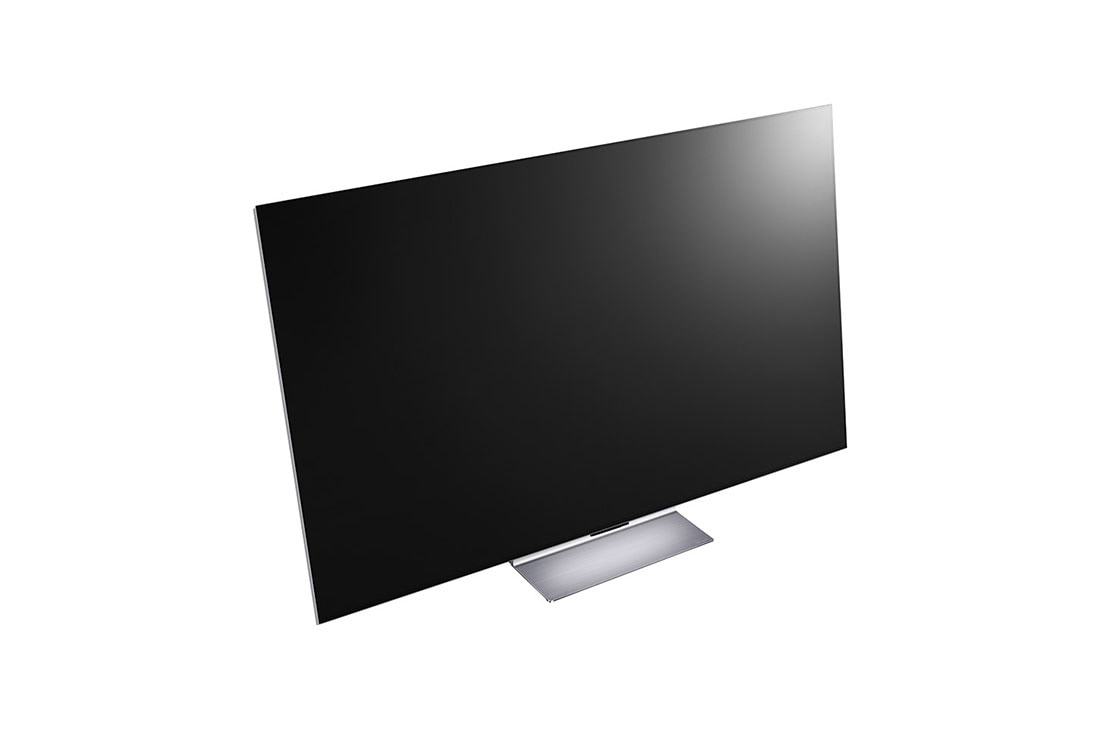 LG Въртяща се стойка, Въртяща се стойка с монтиран телевизор, гледан отгоре под ъгъл надясно., SQ-G2ST55, thumbnail 3