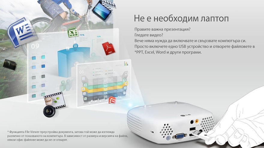 Не е необходим лаптоп - PW600G