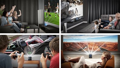 Наслаждавайте се на картина от клас с размер 100 инча