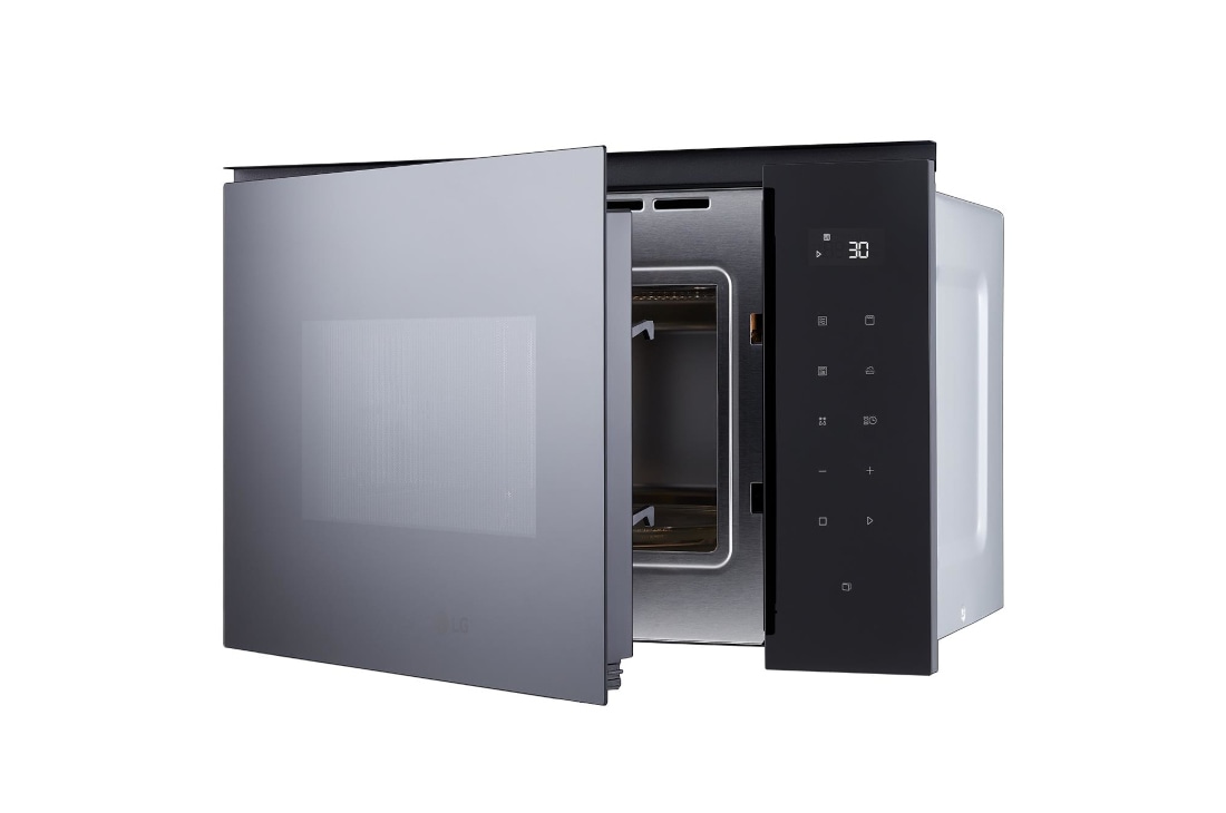 LG 25 л. микровълнова фурна за вграждане с грил, 900W, Микровълнова фурна за вграждане - MGBZ2593F, MGBZ2593F, thumbnail 3