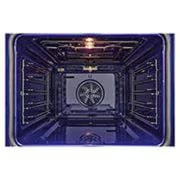 LG InstaView™ фурна за вграждане, EasyClean™ и ThinQ™ технология, 76L капацитет, Детайл от интериора на LG фурна за вграждане, 76 л. обем, технология EasyClean™, странични релси и телескопична решетка., WSED7612S, thumbnail 10