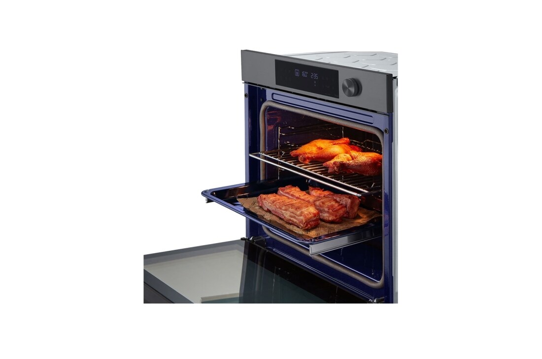 LG InstaView™ фурна за вграждане, EasyClean™ и ThinQ™ технология, 76L капацитет, WS7D7632WB, thumbnail 8