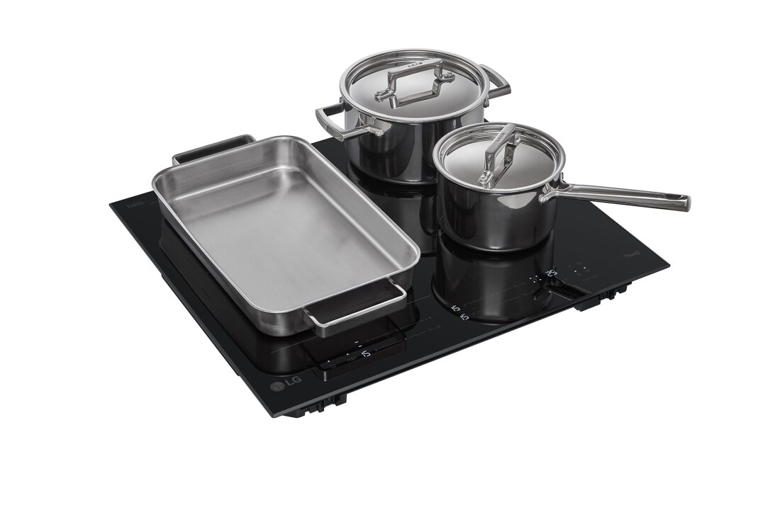 LG Индукционен плот за вграждане, функция Boost, режим Flex, Чекмедже без храна, CBIZ2435B, thumbnail 9
