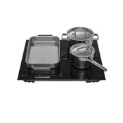 LG Индукционен плот за вграждане, функция Boost, режим Flex, Чекмедже без храна, CBIZ2435B, thumbnail 3