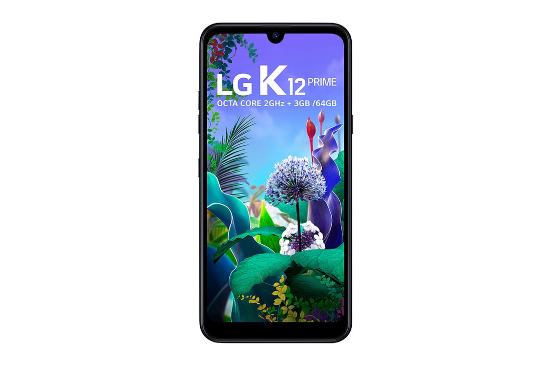 LG Smartphone LG K12 Prime - Câmera tripla de 16MP, 5MP e 2MP, Memória de 3GB/64GB e Android 9.0, LMX525BAW