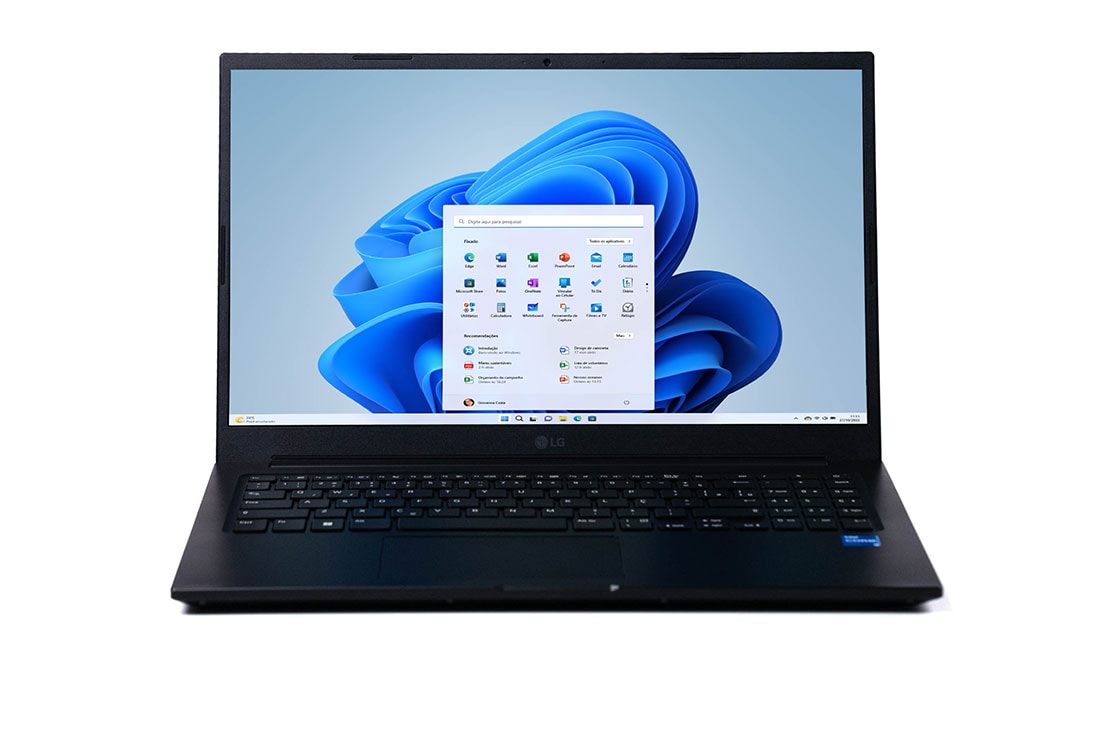 LG Notebook LG UltraSlim 15U50Q-L – Processador Intel® Core™ i5, Windows 11 Home, 8GB DDR4, SSD NVMe™ 256GB, Tela IPS Full HD de 15,6, Front side, 15U50Q-L, thumbnail 0