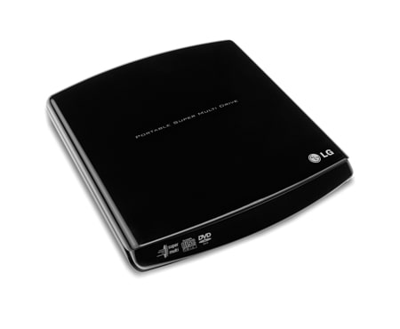 LG Drive externo portátil slim, gravador e leitor de DVD e CD, GP10NB20