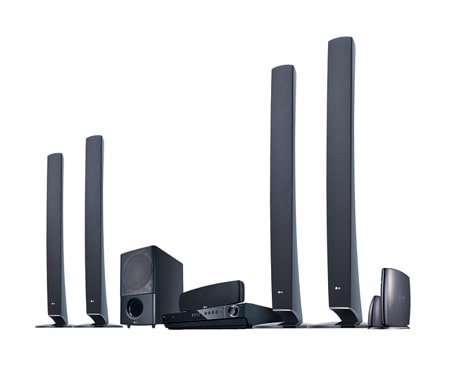 LG Home Theater com sistema wireless e design surpreendente, HW554TH