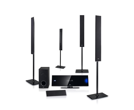 LG Home Theater 3D Blu-Ray possui todos os benefícios que você nunca encontrou em outro produto., HX995TZW