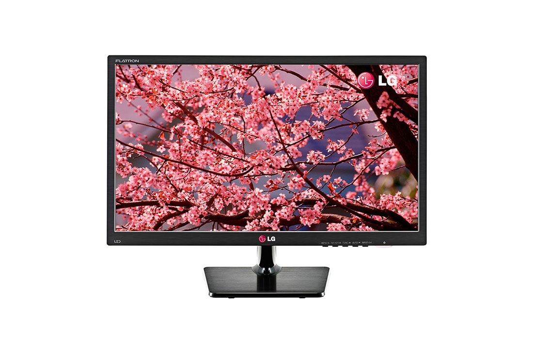 LG Monitor LG 18,5'' LED HD Preto - Widescreen com modo leitura, 19M37AA-B