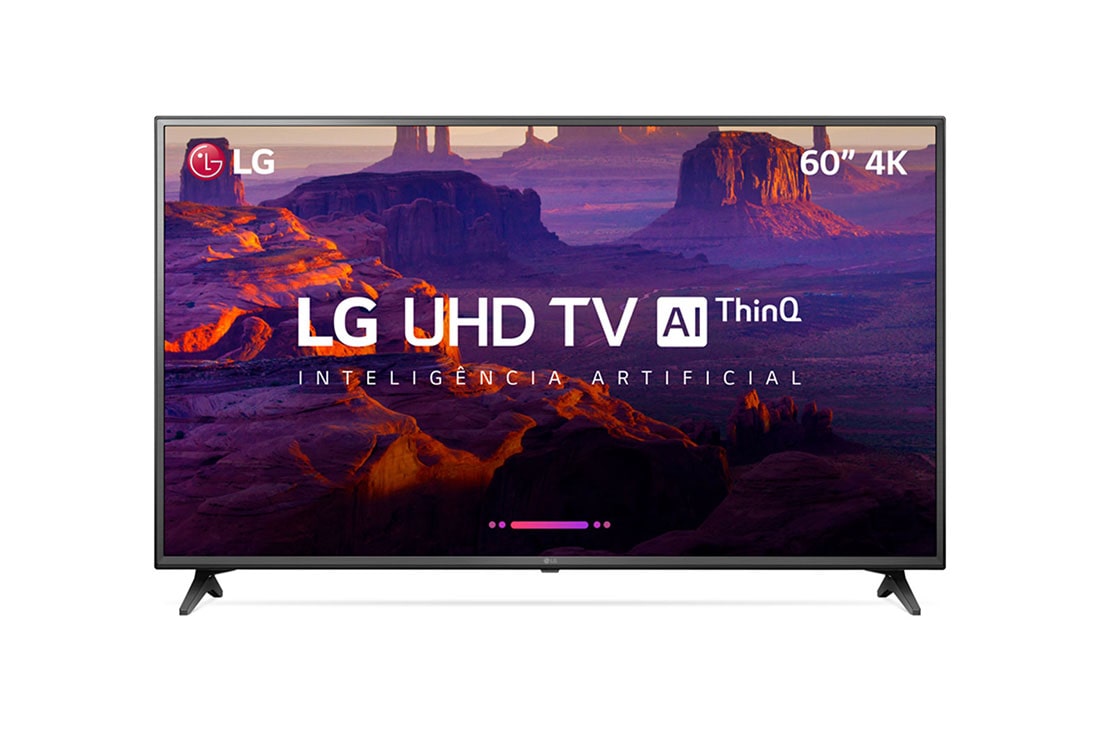 Smart Tv 4k Led 60” Lg Ultra Hd Hdr Ativo Thinq Ai 4k Lg Brasil