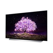 LG 2021 Smart TV LG 55'' 4K OLED55C1 120Hz G-Sync FreeSync 4x HDMI 2.1 Inteligência Artificial ThinQ Google Alexa, vista lateral reversa de 15 graus, OLED55C1PSA, thumbnail 3