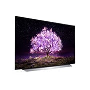 LG 2021 Smart TV LG 55'' 4K OLED55C1 120Hz G-Sync FreeSync 4x HDMI 2.1 Inteligência Artificial ThinQ Google Alexa, Vista lateral de 30 graus, OLED55C1PSA, thumbnail 6