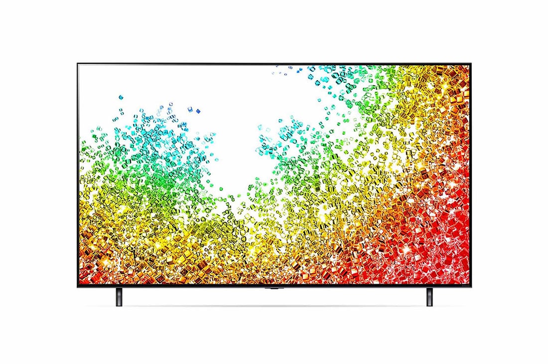 LG 2021 Smart TV LG 75'' 8K NanoCell 75NANO95 4x HDMI 2.1 Dolby Vision Inteligência Artificial ThinQ Google Alexa, vista frontal com imagem de preenchimento, 75NANO95SPA