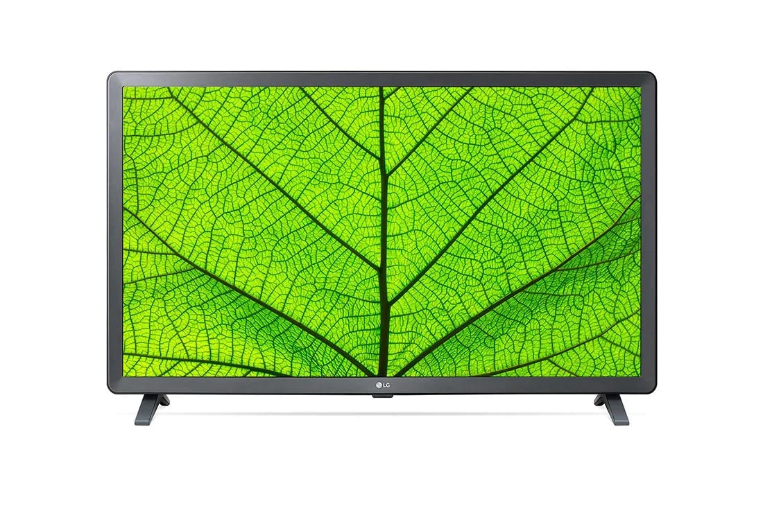 LG 2021 Smart TV LG 32'' HD 32LM627B WiFi Bluetooth HDR ThinQAI compatível com Inteligência Artificial, vista frontal com imagem de preenchimento, 32LM627BPSB
