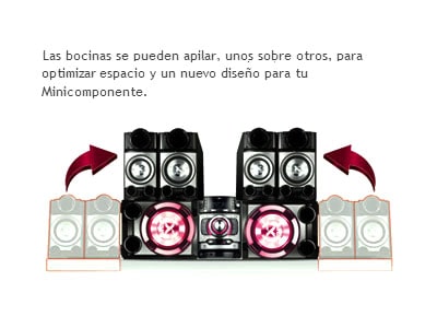 Sistema de Bocinas Apilables