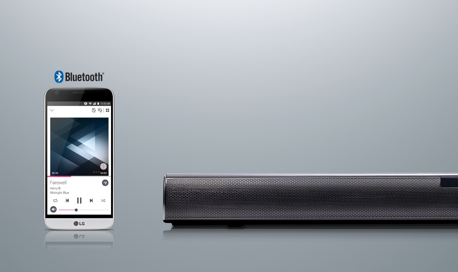 Barra de sonido LG SJ2 - 160W, Bluetooth, Subwoofer inalámbrico