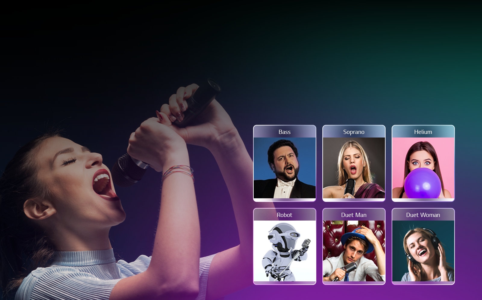 Diviértete cantando con Efectos Vocales1