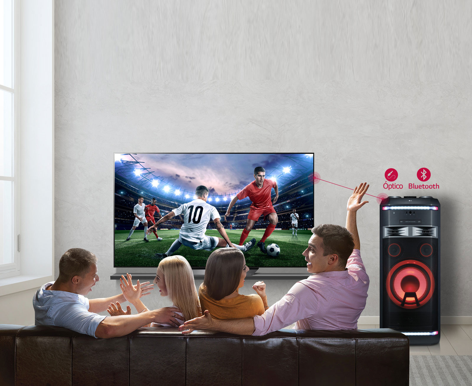 Haz que el sonido de tu TV sea más potente1