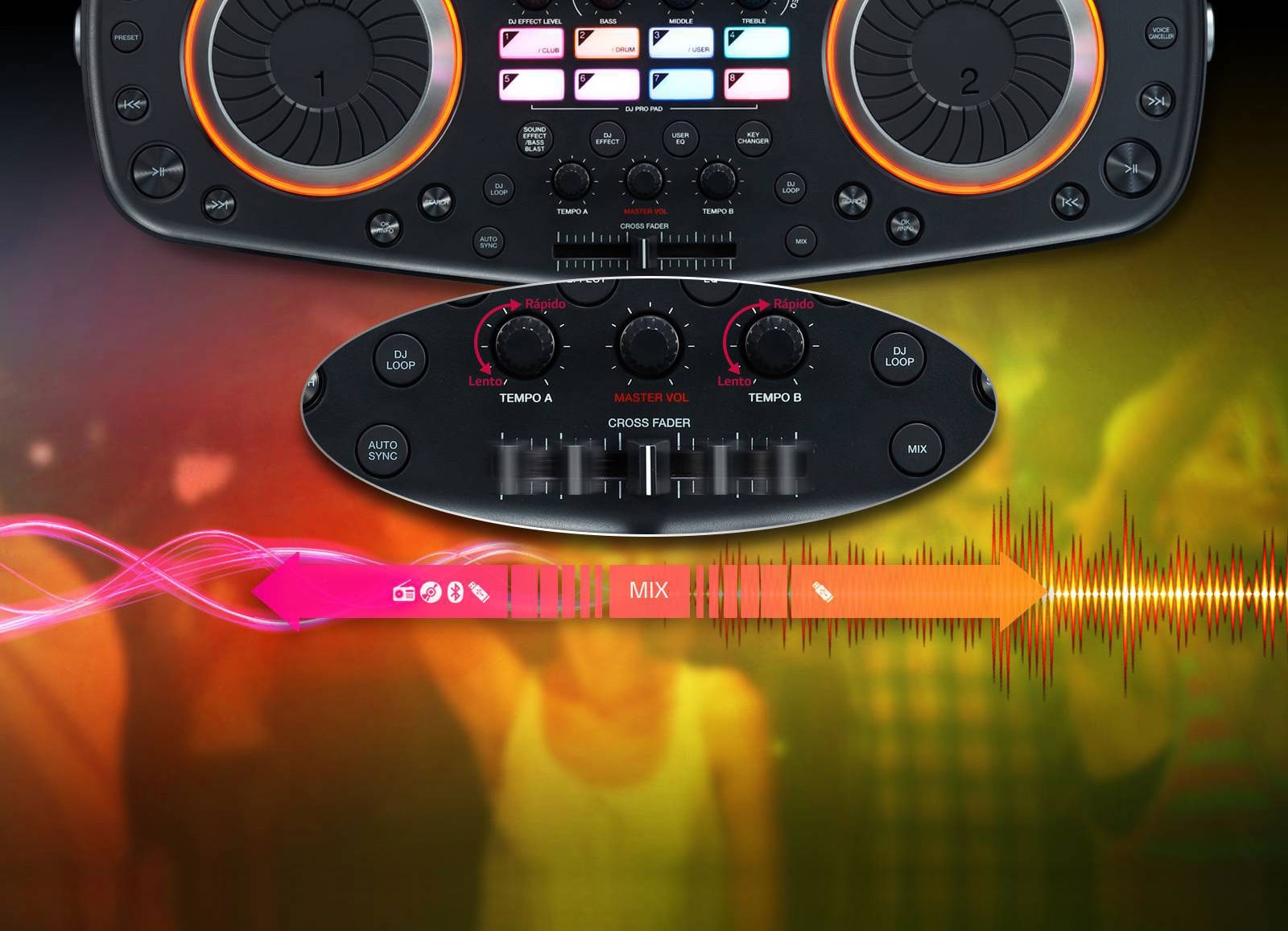 Crossfader con Control de Tempo1