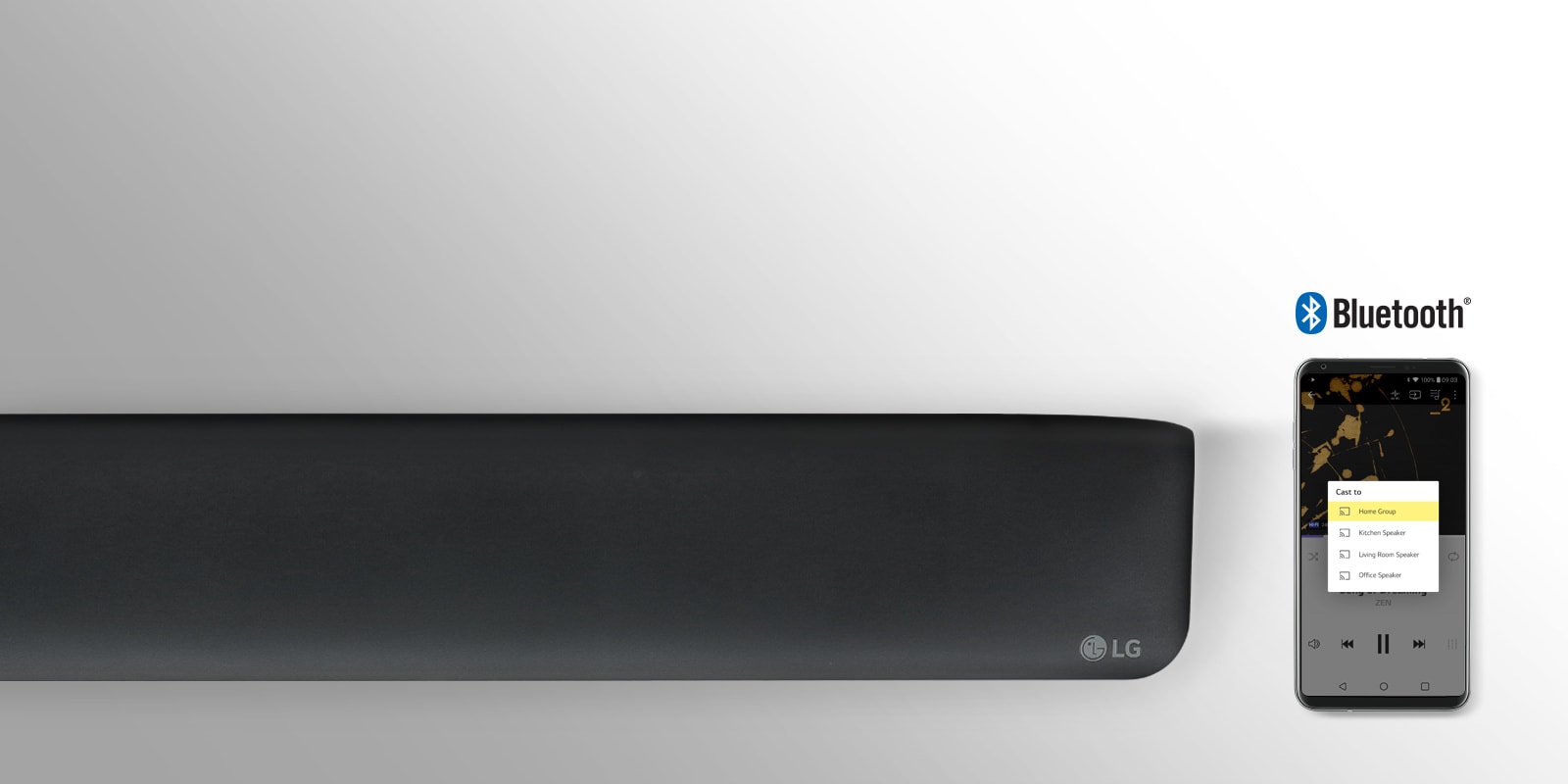 LG BARRA DE SONIDO COMPACTA 40W CON WOOFER INTEGRADO en oferta