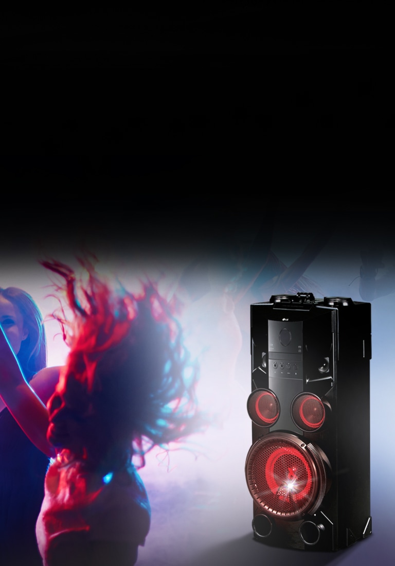 Altavoz de gran potencia  LG OM5560, 500 W, Bluetooth, Karaoke