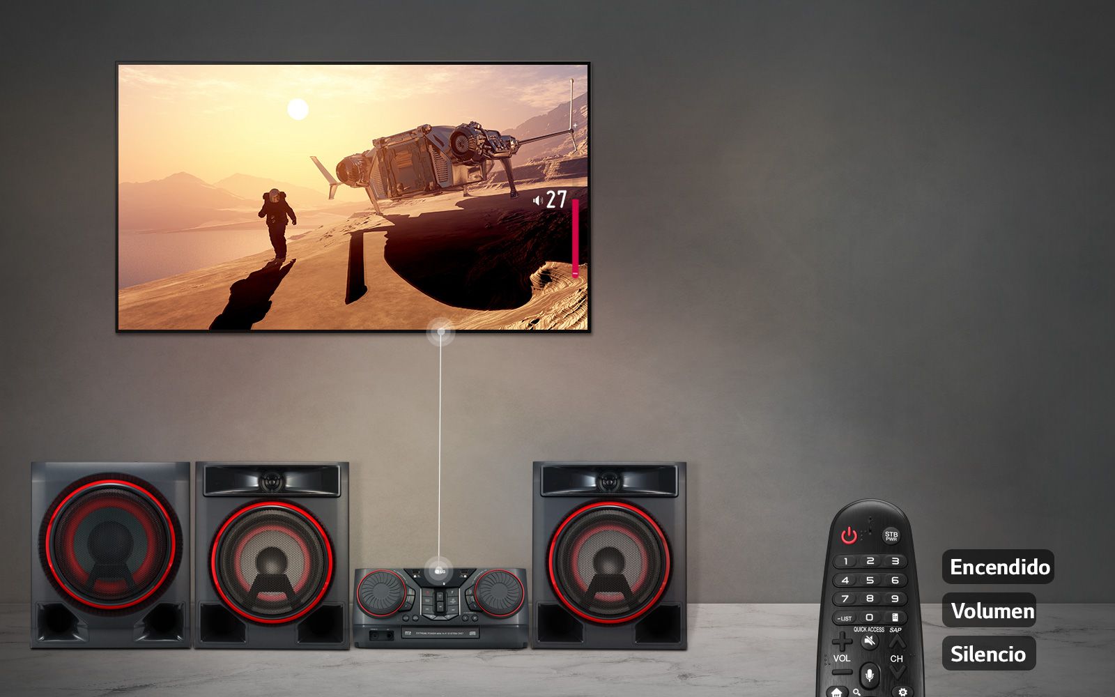 Sincronizador de sonido de TV <br>1