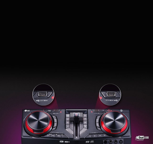 Doble entrada USB<br>2